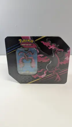Pokemon TCG Crown Zenith Tin Galarian Moltres New Sealed with Promo & 4 Packs - Image 1
