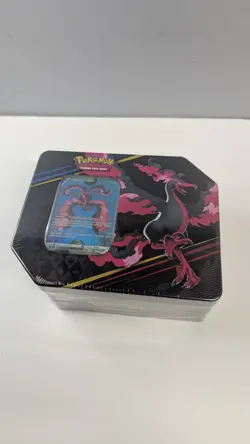 Pokemon TCG Crown Zenith Tin Galarian Moltres New Sealed with Promo & 4 Packs - Image 2