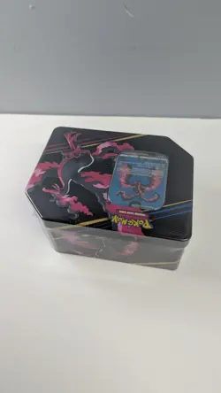 Pokemon TCG Crown Zenith Tin Galarian Moltres New Sealed with Promo & 4 Packs - Image 5