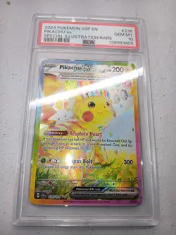 Pokemon 2024 Pikachu Ex 238/191 SIR Surging Sparks GEM MINT PSA 10 + MORE GRADED - Image 1