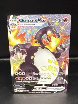 Pokemon Charizard VMAX SV107/SV122 Shining Fates: Shiny Vault Holo - Image 2
