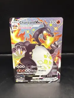 Pokemon Charizard VMAX SV107/SV122 Shining Fates: Shiny Vault Holo - Image 4