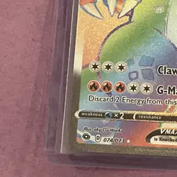 Pokemon TCG: Charizard VMAX Rainbow Champion's Path 074/073 Holo Secret Rare NM - Image 2