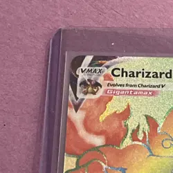 Pokemon TCG: Charizard VMAX Rainbow Champion's Path 074/073 Holo Secret Rare NM - Image 3