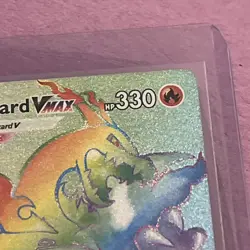 Pokemon TCG: Charizard VMAX Rainbow Champion's Path 074/073 Holo Secret Rare NM - Image 4