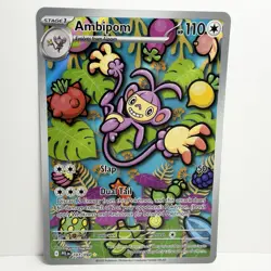 Ambipom 107/094 Pokemon ME02: Phantasmal Flames Illustration Rare Holo - Image 1