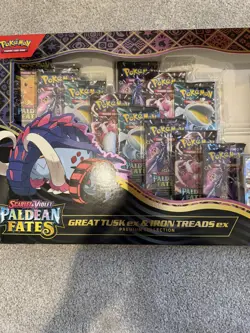 Pokemon TCG Paldean Fates Great Tusk ex Premium Collection -Damaged box - Image 2