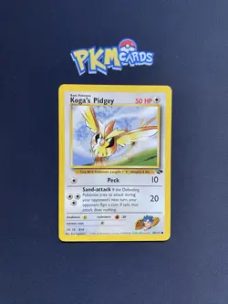 Pokemon TCG Koga's Pidgey Gym Challenge 80/132 Regular LP. - Image 1
