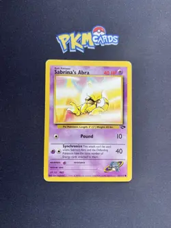 Pokemon TCG Sabrina’s Abra Gym Challenge 93/132 Regular MP. - Image 1