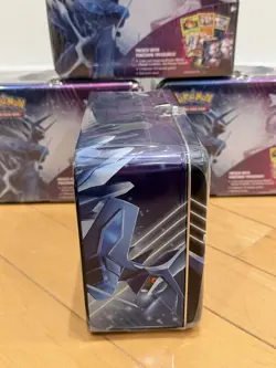Pokemon Sword & Shield Palkia Fall 2022 Collectors Chest Tin TCG Sealed Lot Of 4 - Image 3