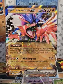 Pokemon TCG, Koraidon ex 125/198 Scarlet Violet Base Set Double Rare Holo - Image 1