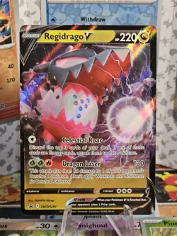 Pokemon TCG, Regidrago V SWSH281 SWSH: Sword & Shield Black Star Promo - Image 1