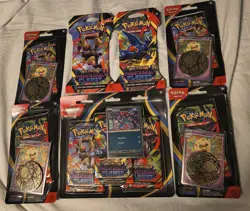 Pokemon Phantasmal Flames Blister Pack Lot Of 9 Packs Sealed Promos - Image 1