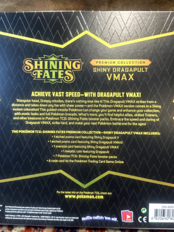 Pokemon TCG: Shining Fates Premium Collection Shiny Dragapult VMAX Box Sealed - Image 3
