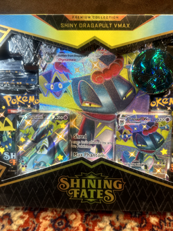 Pokemon TCG: Shining Fates Premium Collection Shiny Dragapult VMAX Box Sealed - Image 4