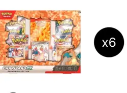 Pokemon TCG Charizard EX Premium Collection Sealed 6-Box Case - Factory Sealed - Image 1