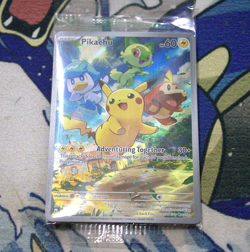 Pokemon Pikachu SVP 027 Scarlet & Violet Paldea Evolved ETB Promo Sealed - Image 1