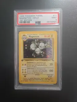 1st Edition Magneton Holo PSA 9 | Pokemon 1999 Mint - Image 1