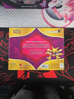 Pokemon TCG: Alakazam V Collection Box New SEALED 4 Booster Packs 820650807480 - Image 2
