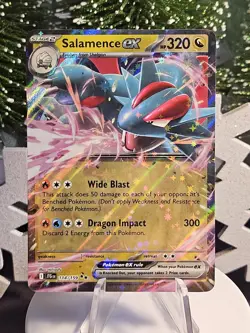 Pokemon TCG Salamence EX 114/159 Journey Together Double Rare Holo NM - Image 1
