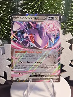 Pokemon TCG, Genesect ex 067/086 Black Bolt Double Rare Near Mint - Image 1