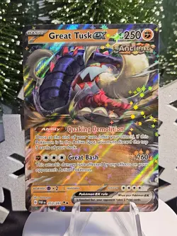 Pokemon TCG - Paldean Fates - Great Tusk EX - 053/091 - NM/M - Image 1