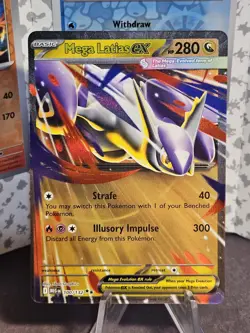 Pokemon TCG, Mega Latias ex 100/132, Double Rare, Mega Evolution NM - Image 1