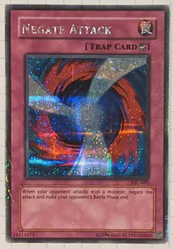 Negate Attack TSC-003 MP Secret Rare The Sacred Cards Limited Edition YuGiOh VDP - Image 1