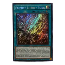 YuGiOh! Primite Lordly Lode (Secret Rare) BLMM-EN172 1st Ed NM Battles of Legend - Image 1