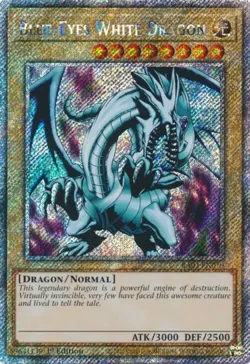 Blue-Eyes White Dragon - RA03-EN079 - Platinum Secret Rare - 1st Edition NM Yugi - Image 1