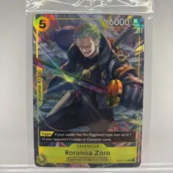 One Piece TCG Roronoa Zoro OP07-113 Illustration Box Vol. 3 Promo NM Sealed - Image 1