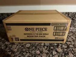 ONE PIECE TCG EMPERORS IN THE NEW WORLD ENGLISH OP-09 SEALED BOOSTER BOX CASE - Image 1