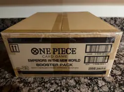 ONE PIECE TCG EMPERORS IN THE NEW WORLD ENGLISH OP-09 SEALED BOOSTER BOX CASE - Image 2