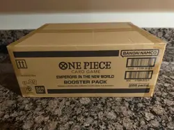 ONE PIECE TCG EMPERORS IN THE NEW WORLD ENGLISH OP-09 SEALED BOOSTER BOX CASE - Image 3