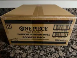 ONE PIECE TCG EMPERORS IN THE NEW WORLD ENGLISH OP-09 SEALED BOOSTER BOX CASE - Image 4