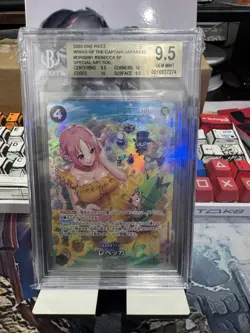 ONE PIECE Rebecca (SP Parallel) OP05-091 SR Wings of Captain Japanese BGS 9.5 - Image 1