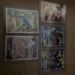 Lot of 5 Pokemon TCG Rare Cards - Kabu Full Art + More - Image 1