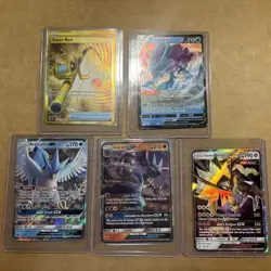 Lot of 5 Pokemon TCG Rare Cards - Super Rod Full Art + More - Image 1