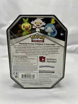 Pokemon TCG - Galar Partners Collectors Tin - Cinderace V New! 820650806780 - Image 2