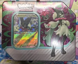 Pokemon TCG: Paldea Partners Tin - Meowscarada (5 Packs) - Factory Sealed - Image 1
