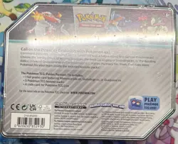 Pokemon TCG: Paldea Partners Tin - Meowscarada (5 Packs) - Factory Sealed - Image 2