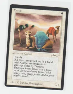 Magic the Gathering ~ MTG ~ 1x Camel ~ LP ~ Arabian Nights - Image 1