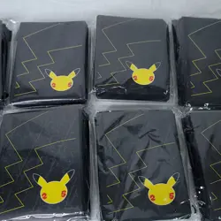 Pikachu Lot of 10 Pokemon TCG ETB 650 Card Sleeves - Image 3