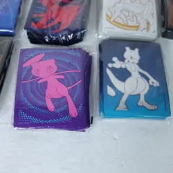 Lot of 10 Assorted Pokemon TCG ETB 650 Card Sleeves Eevee Vulpix Pikachu - Image 4