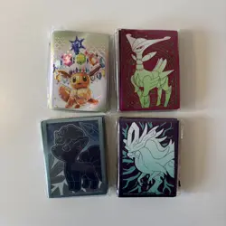 Lot Of 4 Pokemon TCG ETB Card Soft Penny Sleeves - Image 1