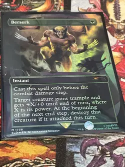 Berserk - FOIL - Wolverine Secret Lair Marvel - Mtg Magic The Gathering - Image 2