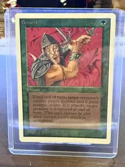 Berserk Magic the Gathering MTG Unlimited Uncommon Reserved LP - Image 3