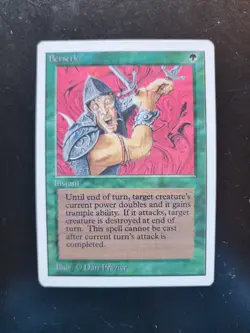 Berserk Magic: The Gathering MTG x1 Unlimited Edition Lightly Played English - Image 1