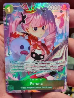 One Piece TCG Perona Alt Art OP12-034 SR Legacy of the Master English - Image 1