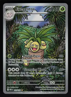Exeggutor 135/132 ME01: Mega Evolution Illustration Rare Pokemon TCG Card NM - Image 1